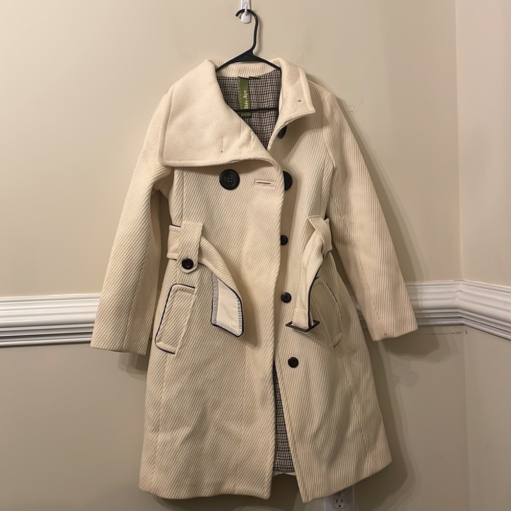Soia & Kyo gemma wool cream coat - Picture 4 of 6